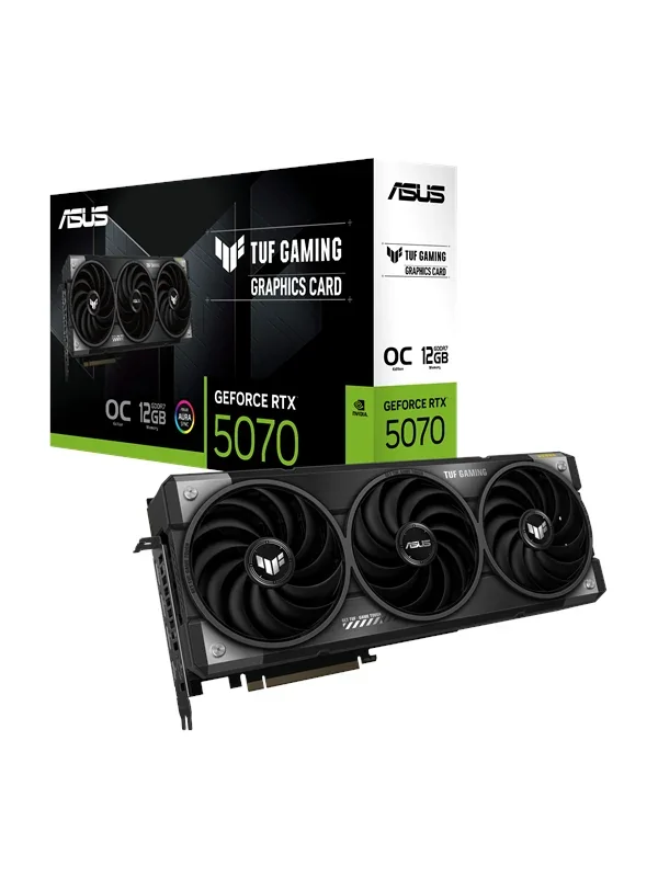 Asus GeForce RTX 5070 TUF Gaming OC 12 Gt -näytönohjain