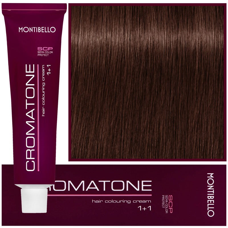 Montibello Cromatone hiusväri 60ml 6,36 | Tumma kultainen vaaleanruskea