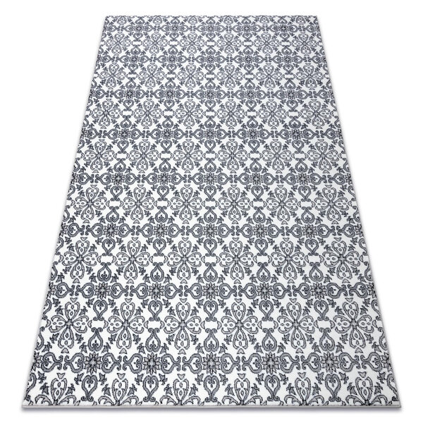 Matot Rugsx Matto ARGENT - W4949 Kukat valkoinen / 133x190 cm 133x190 cm