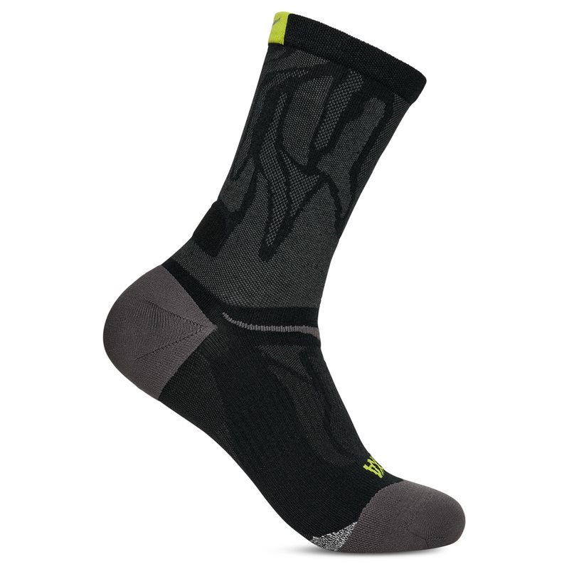 Hoka U Clifton Crew Run Sock Black - XL