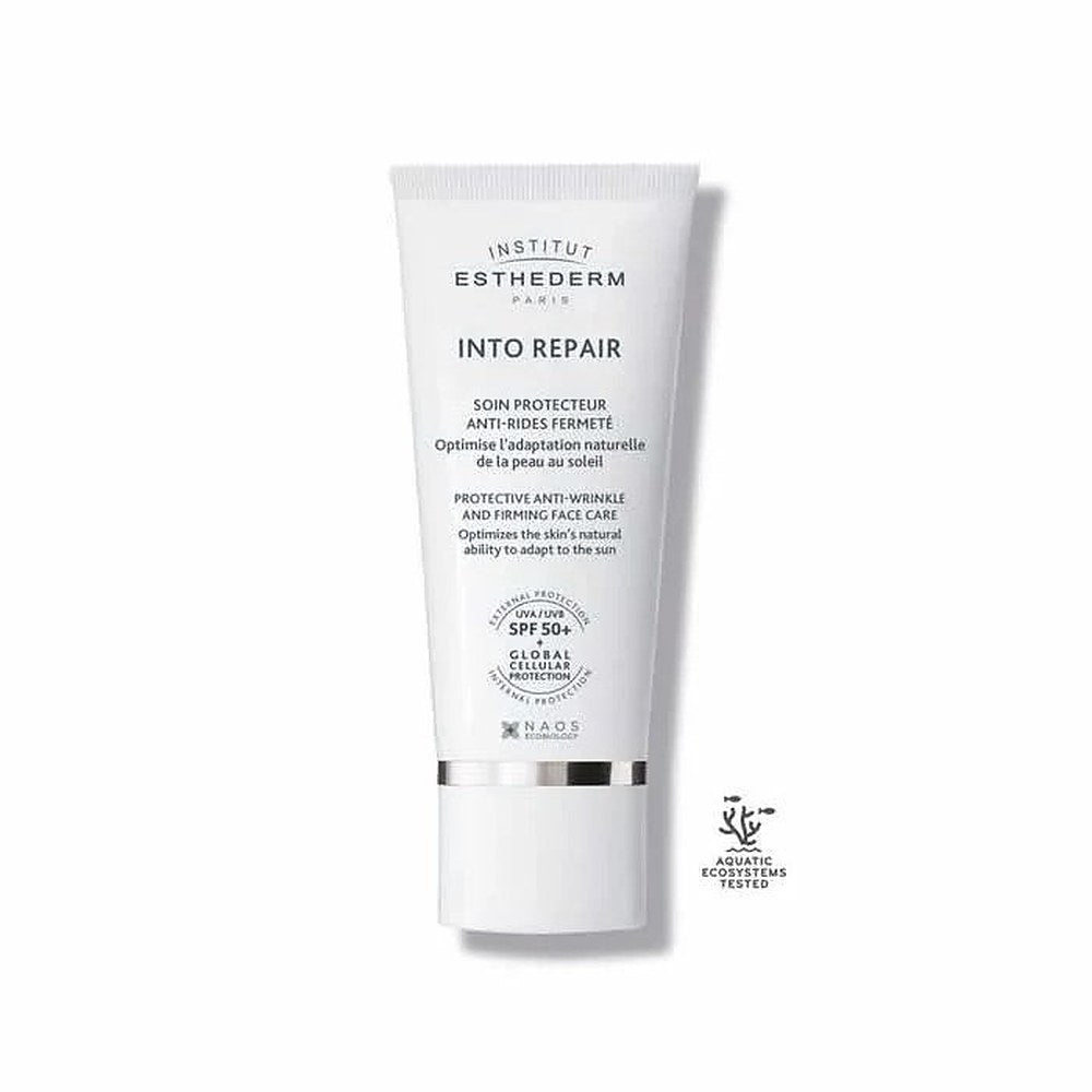 Institut Esthederm Into Repair suojaava kasvovoide aurinko-intoleranssille SPF 50+ 50 ml