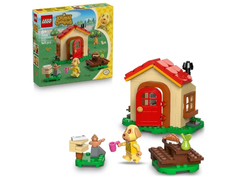 LEGO Animal Crossing 77058 Goldie kodikkaassa talossaan