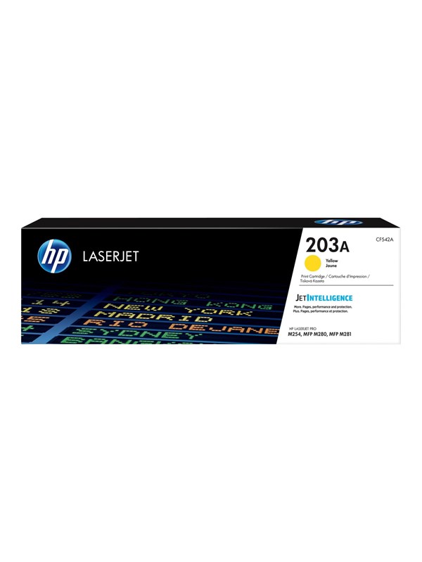 HP 203A / CF542A Keltainen Toner