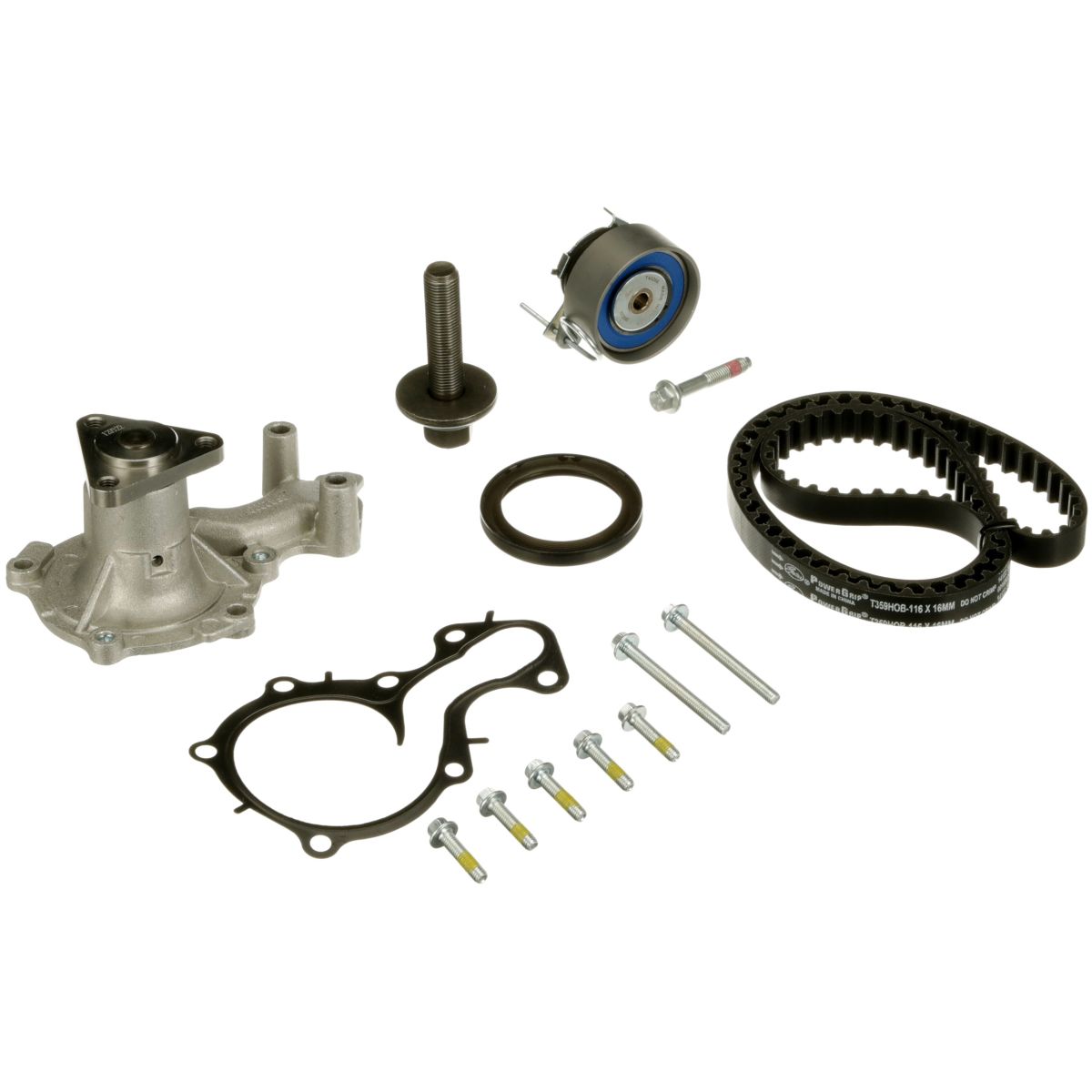 Vesipumppu + jakohihnasarja GATES KP2T359HOB