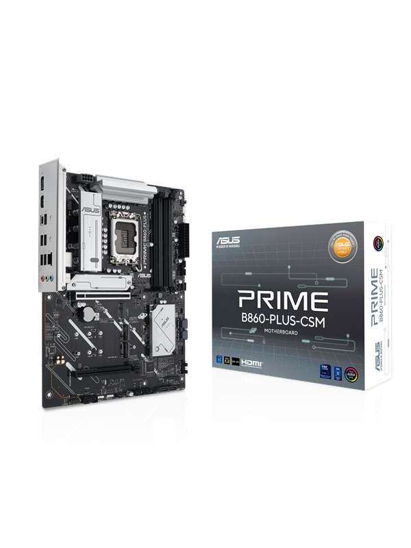 ASUS PRIME B860-PLUS-CSM Emolevy - Intel B860 - Intel LGA1851 - DDR5 RAM - ATX