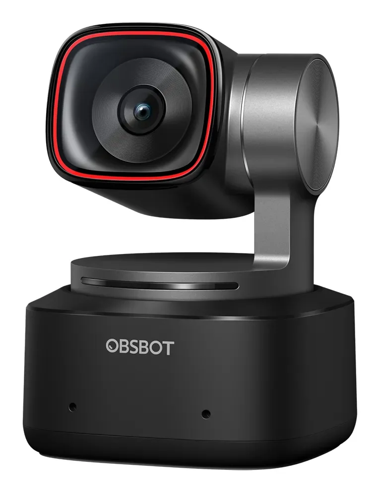 OBSBOT Tiny 2 4K UHD, AI-seuranta, HDR, 60fps -ptz-konferenssikamera, musta