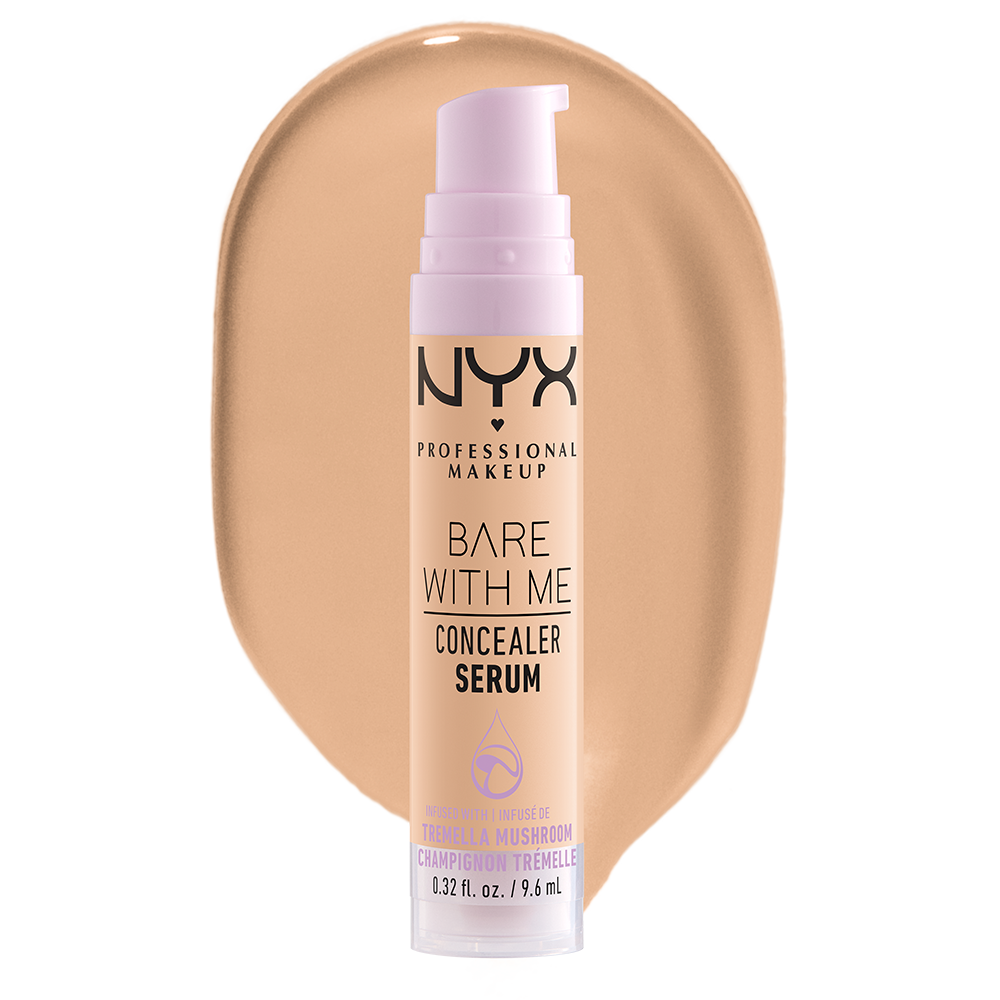 NYX Professional Makeup Bare With Me 2 in 1 kosteuttava peitevoide seerumi väri 04 beige 9,6 ml