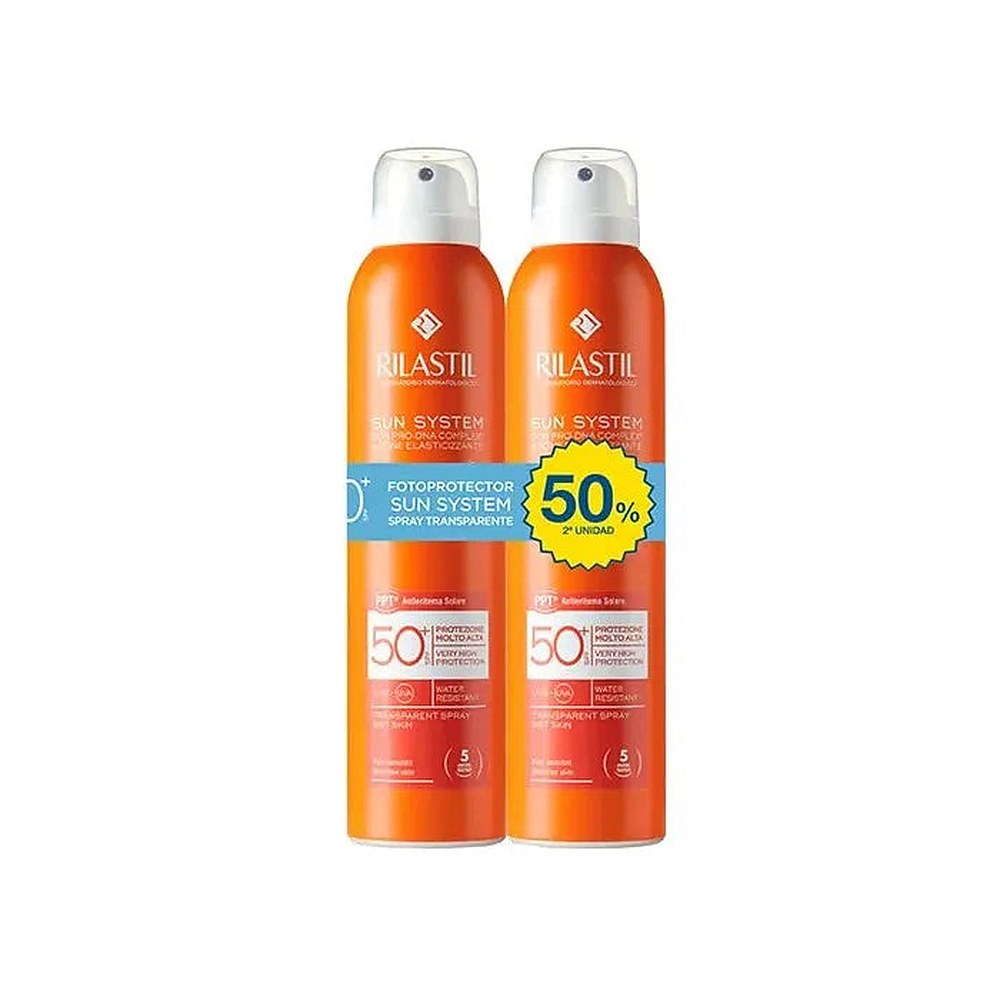 Rilastil Sun System Tocco Secco SPF50 2x200ml — Aurinkovoide vartalolle