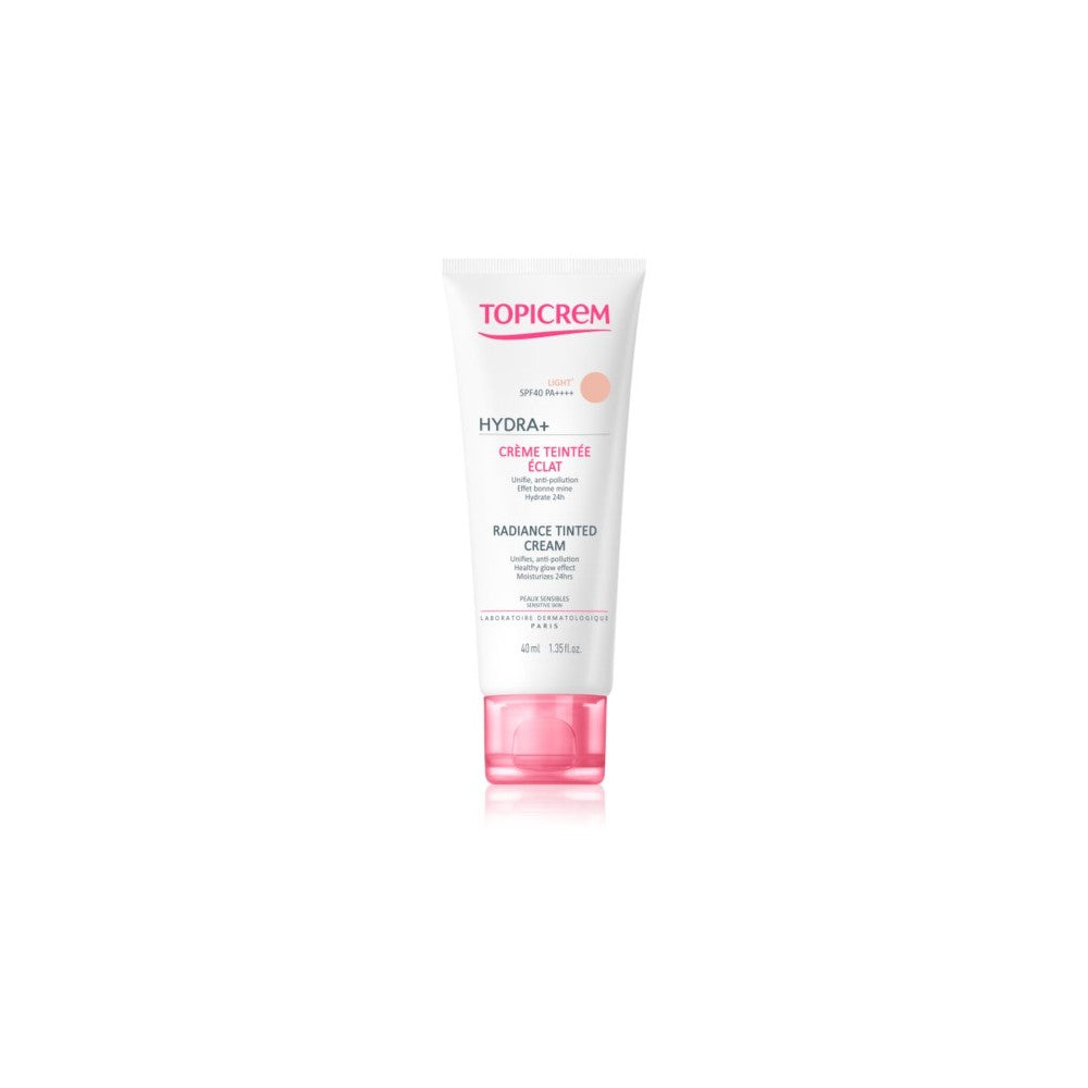 Topicrem Radiance SPF 40 - Kosteuttava sävytetty ihovoide 40ml kirkas