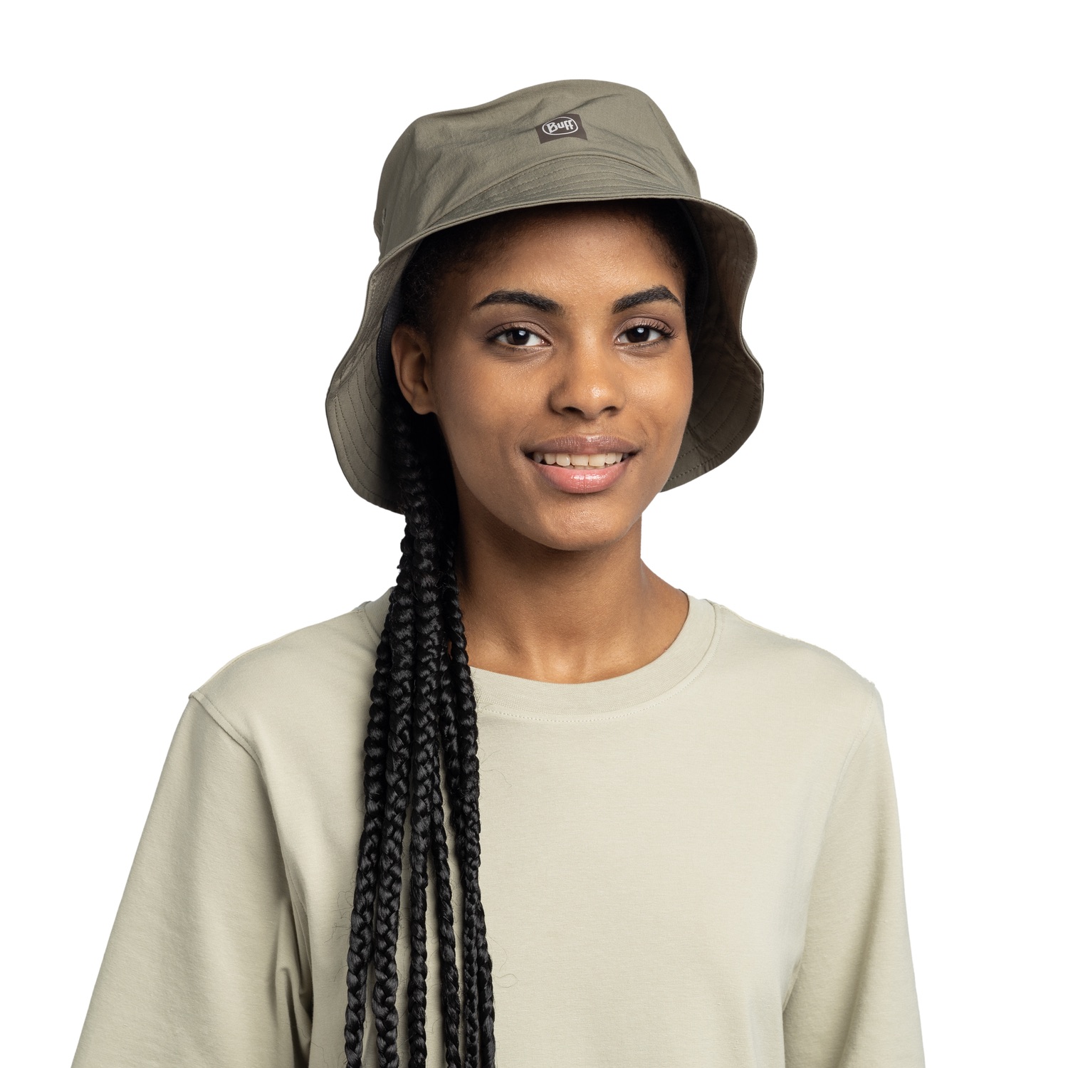 Buff Adventure Bucket Hat Solid Tundra Khaki aikuisten lierihattu