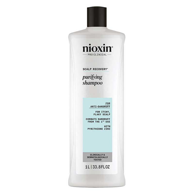 Nioxin Hiuspohjan palautus - Hilseen vastainen shampoo - Kuiva ja kutiseva päänahka 1000 ml