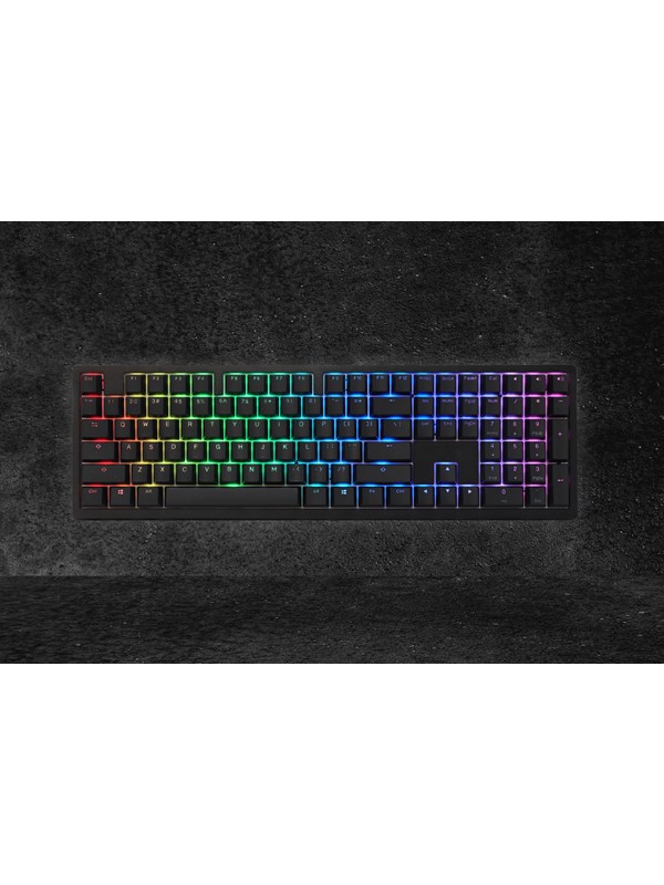 Ducky Zero 6108 - Wireless - Pelinäppäimistö - Pohjoismainen - Musta