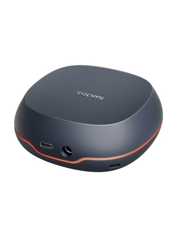 SanDisk Desk Drive 4 Tt USB-C -ulkoinen SSD, salasanasuojaus, harmaa