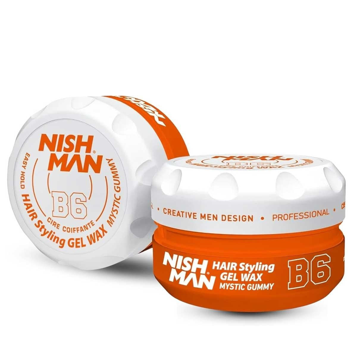 Muotoiluvaha geeli Nishman Aqua B6 M.Gummy helppokäyttöinen ja keskivahva pito 150 ml