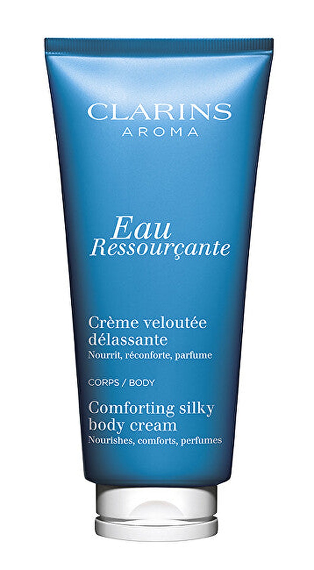 Clarins vartalovoide Eau Ressourçante (Mukauttava silkkinen vartalovoide) 200 ml