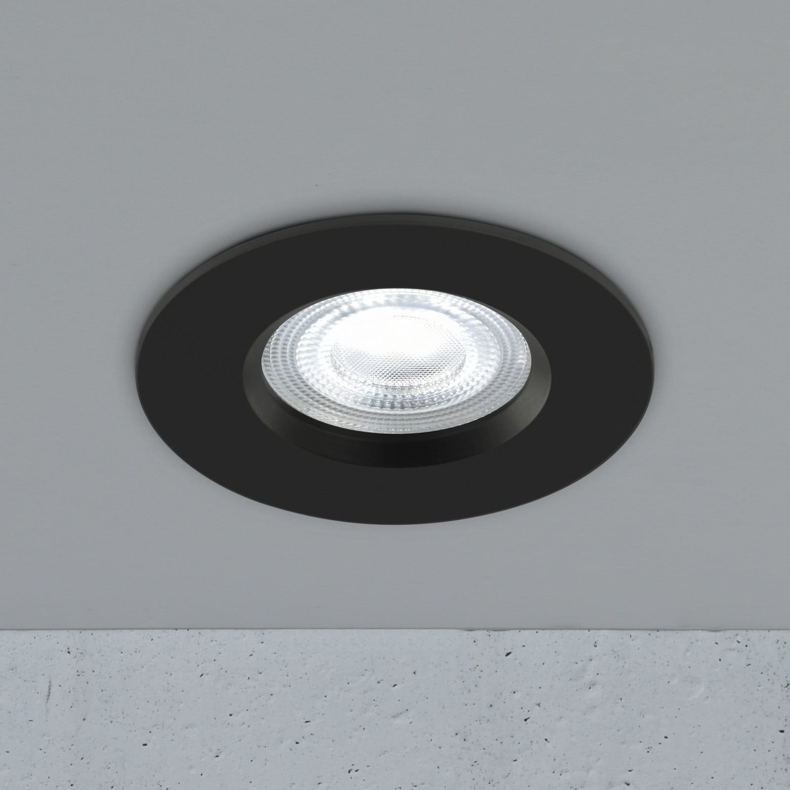 Don Smart Color Upotettuspotti Black - Nordlux - Kylpyhuone - Muovi - Yksilamppuinen