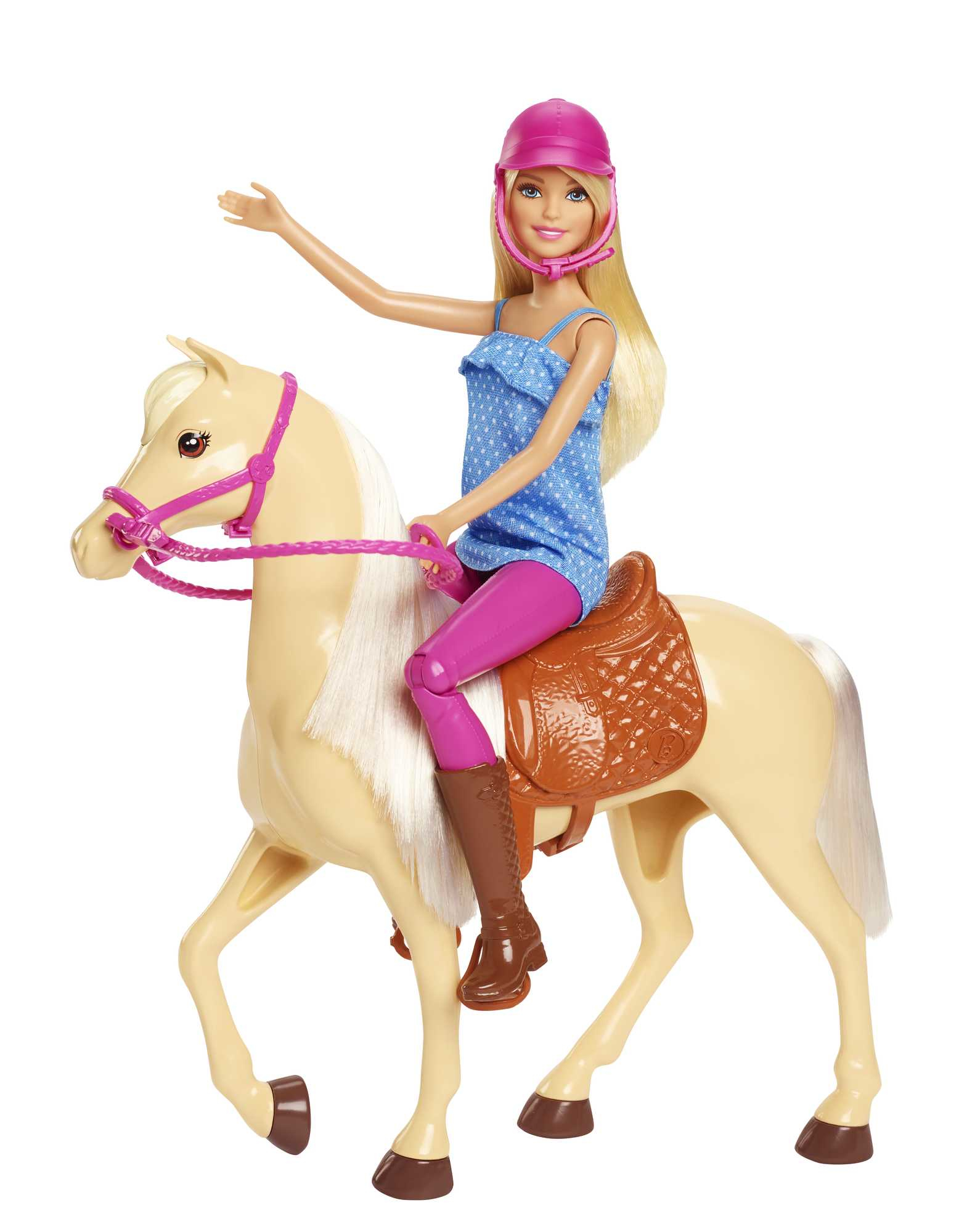 Barbie Nukke ja hevonen leikkisetti