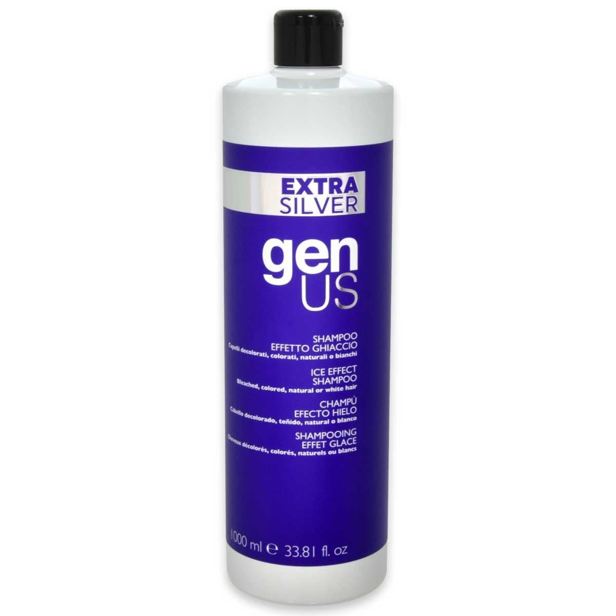 Jääefekti Extra Silver -shampoo Genus 1000 ml