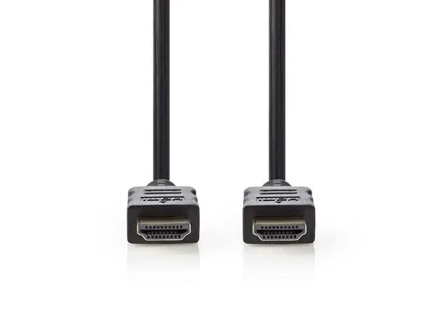 High Speed HDMI TM Kaapeli Ethernet | HDMITM liitin | HDMITM liitin | 4K@30Hz | ARC | 10.2 Gbps | 1.00 m | Pyöreä | PVC | Musta |