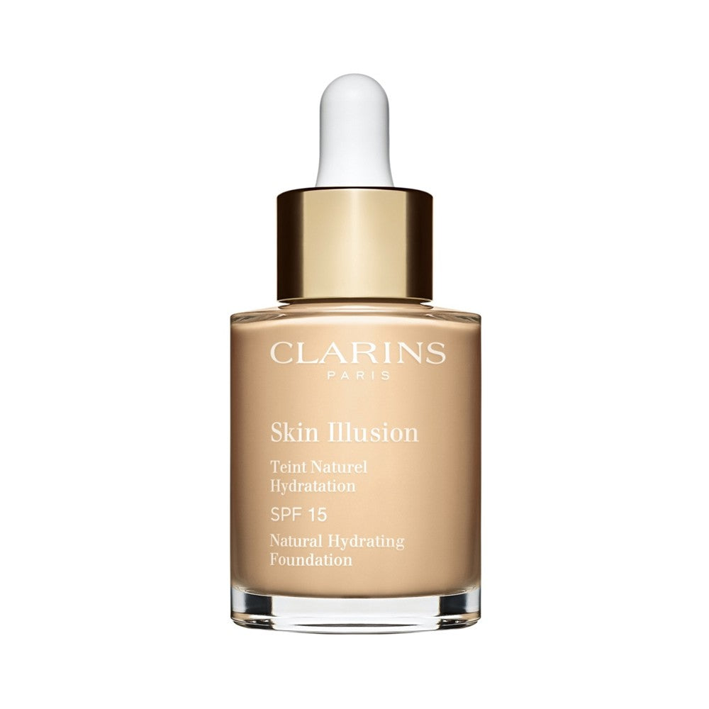 Clarins Skin Illusion Natural Illuminating kosteuttava meikkivoide SPF 15 Color 101W pellava 30ml
