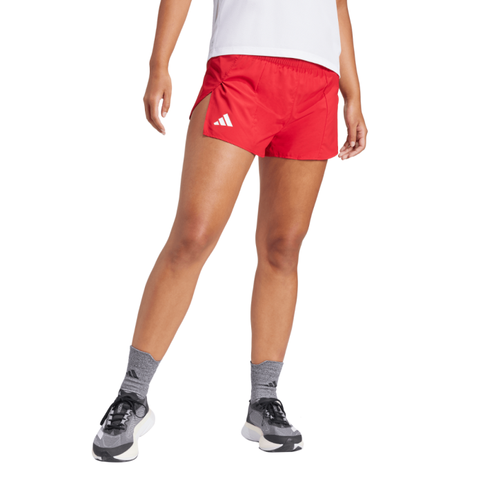 adidas Adizero E Split Shorts L Punaiset Naisille - Keveät juoksu- ja treenishortsit maksimaaliseen mukavuuteen