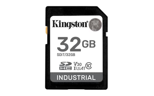 Kingston 32G SDHC Industrial pSLC Class10, UHS-I,U3,V30, A1 SD-Card