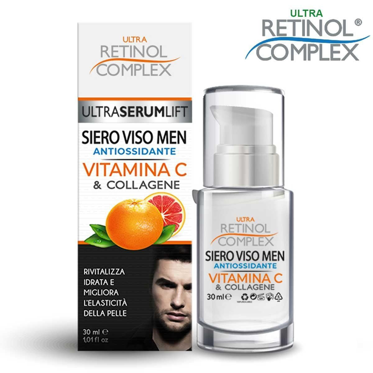 Retinol kompleksi miesten kasvoseerumi c-vitamiinilla 30 ml
