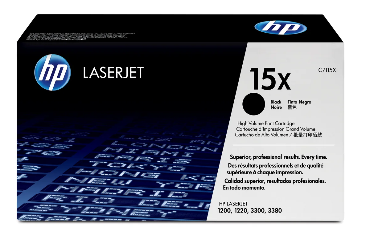 HP 15X -laservärikasetti, musta