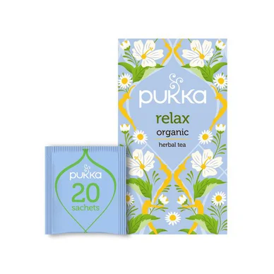 Pukka Pukka Relax Herbal Tea teepussit 20-pakkaus 850835000030 Vastaa: N/A
