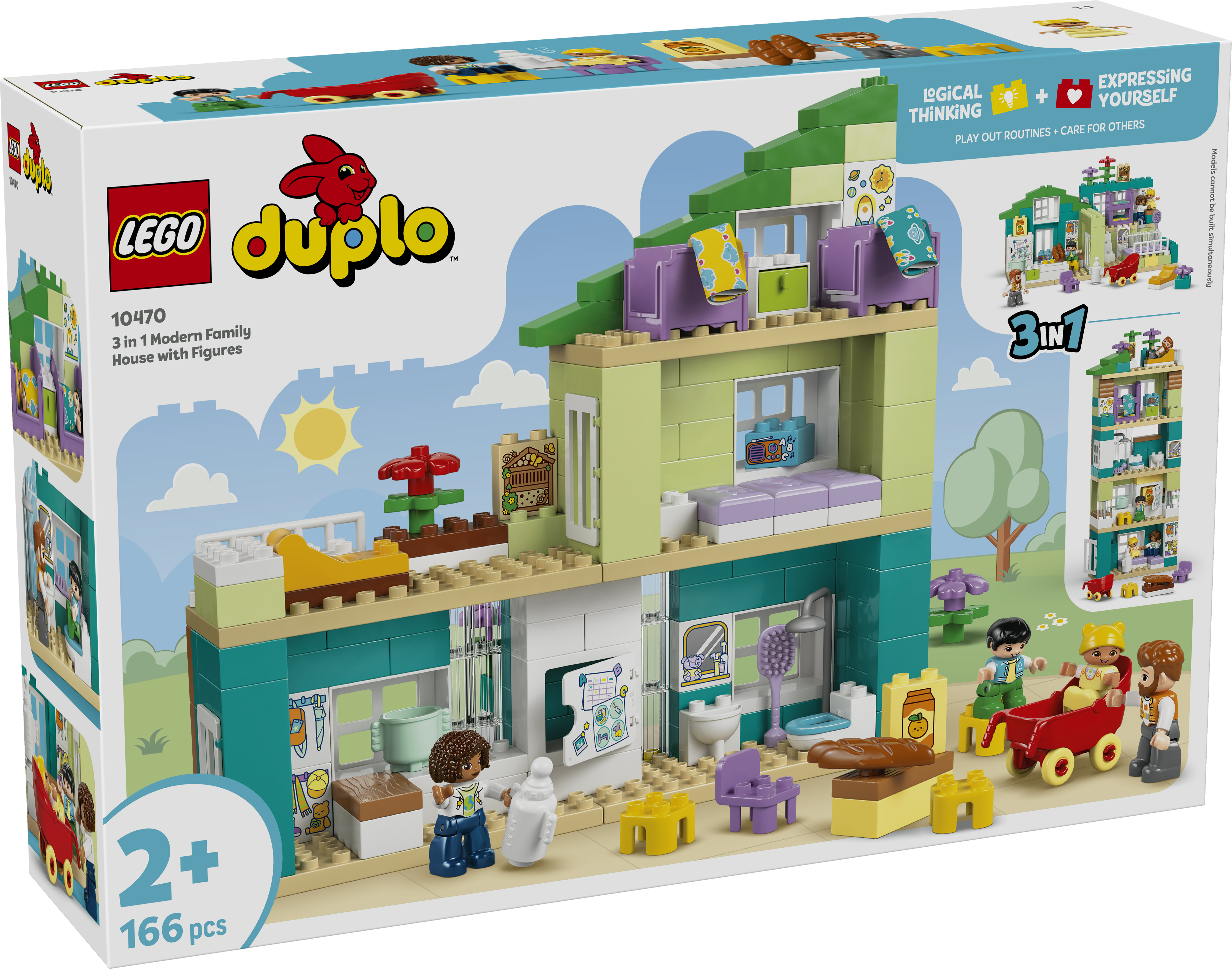 LEGO DUPLO 10470 Nykyaikainen omakotitalo ja hahmot 3in1