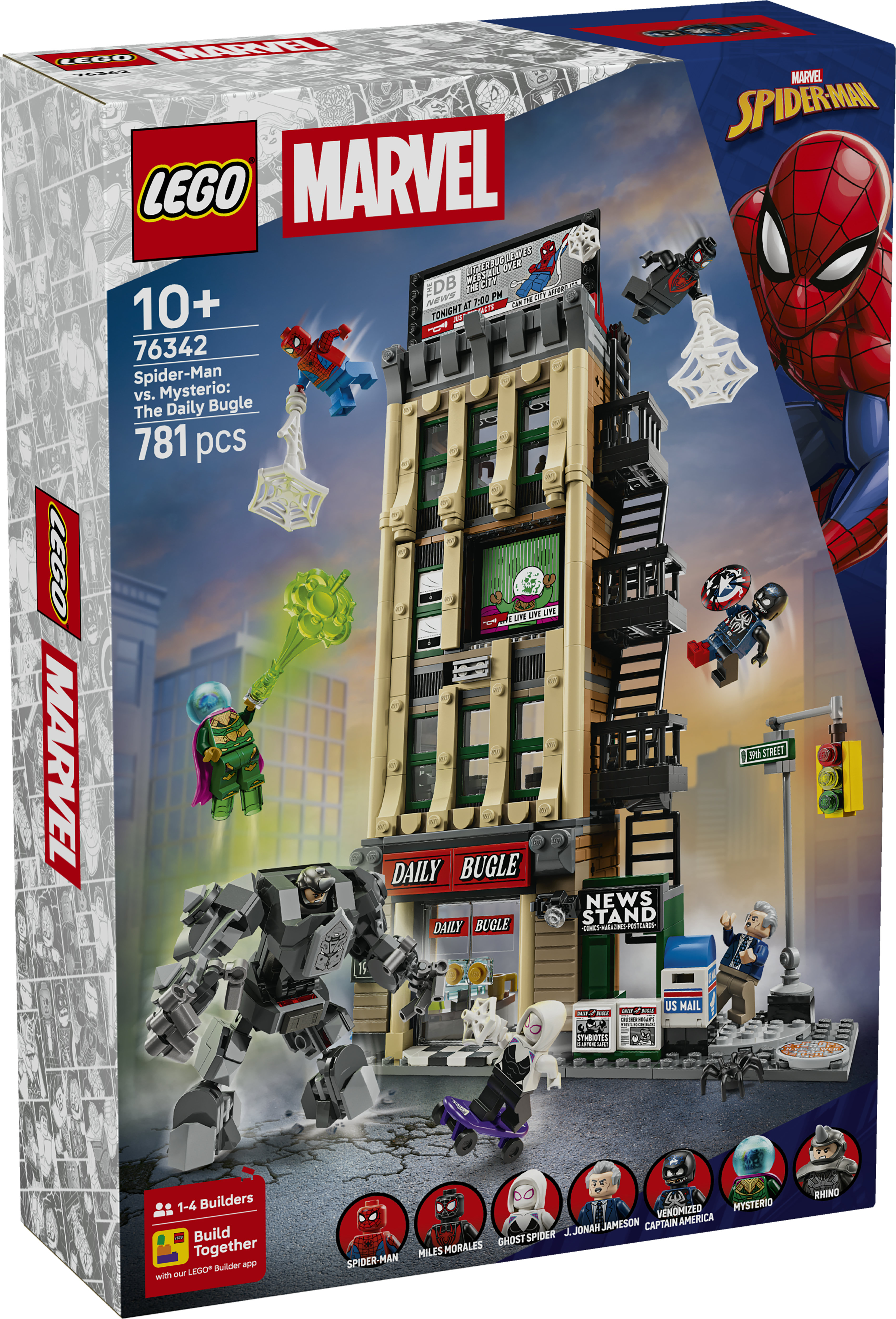 LEGO Marvel 76342 Spider-Man vastaan Mysterio: Daily Bugle