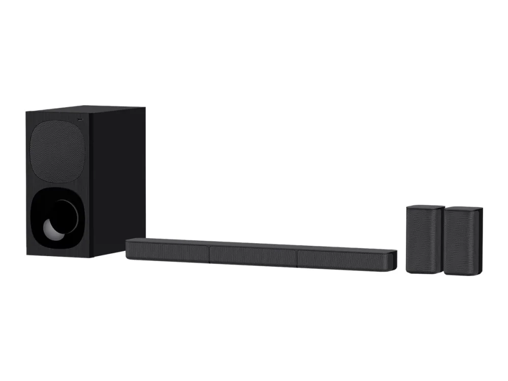 Sony HT-S20R, 5.1 kanavaa, 400 W, Dolby Digital,Dolby Dual Mono, Aktiivinen alibassokaiutin, Langallinen, Musta