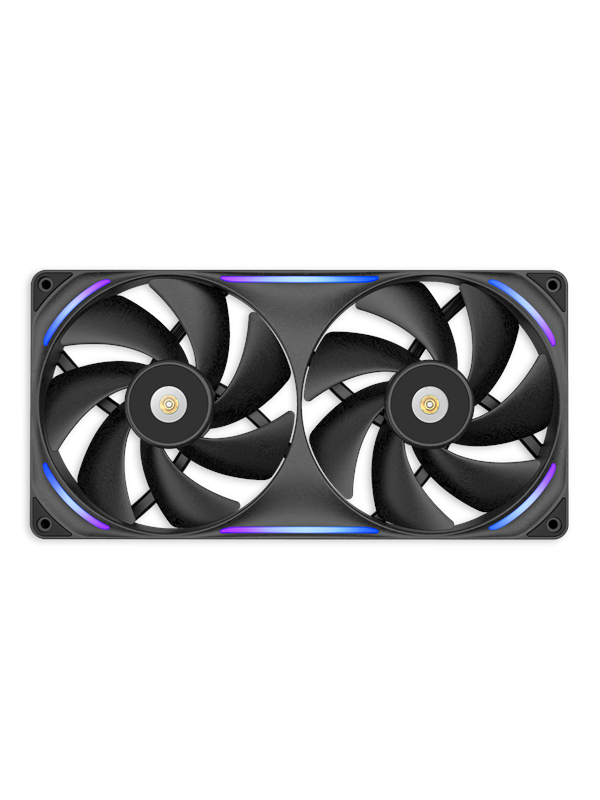 NZXT F280X - Kotelotuuletin - 140mm - Musta RGB LED valolla - 41 dBA