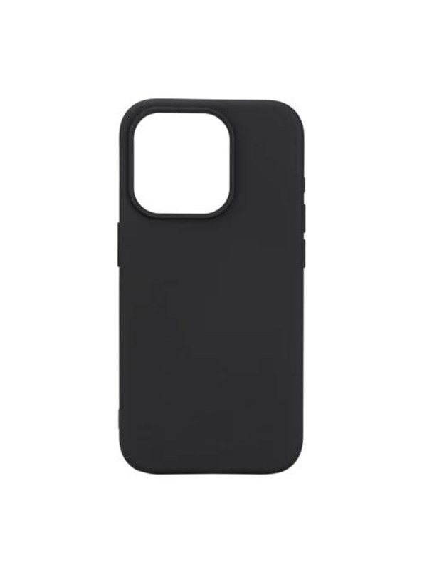 Essentials iPhone 15 Pro silicone back cover, black