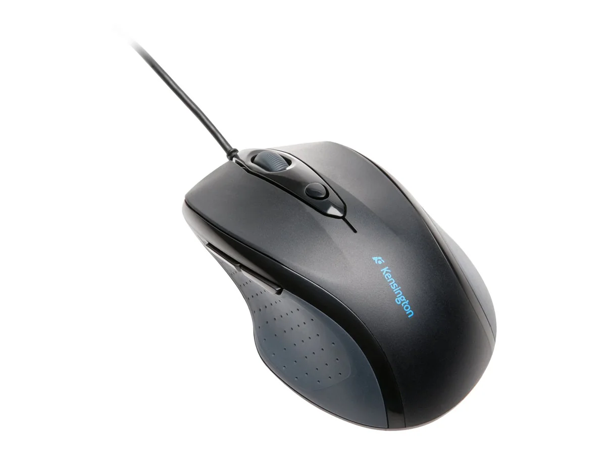Kensington K77500WW, Oikeakätinen, Optinen, USB A-tyyppi, 3200 DPI, Musta, Harmaa