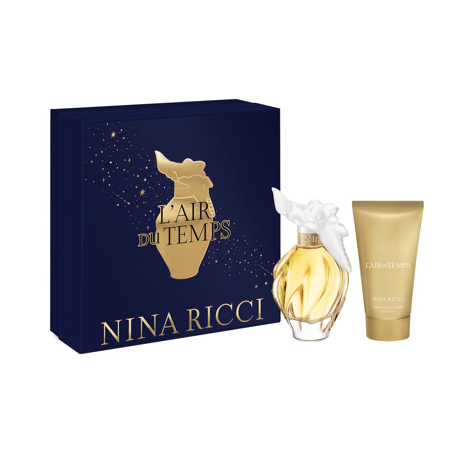 Lahjapakkaus Nina Ricci: L'Air du Temps, Eau De Toilette, naisille, 100 ml + L'Air du Temps, kosteuttava, vartalovoide, 75 ml