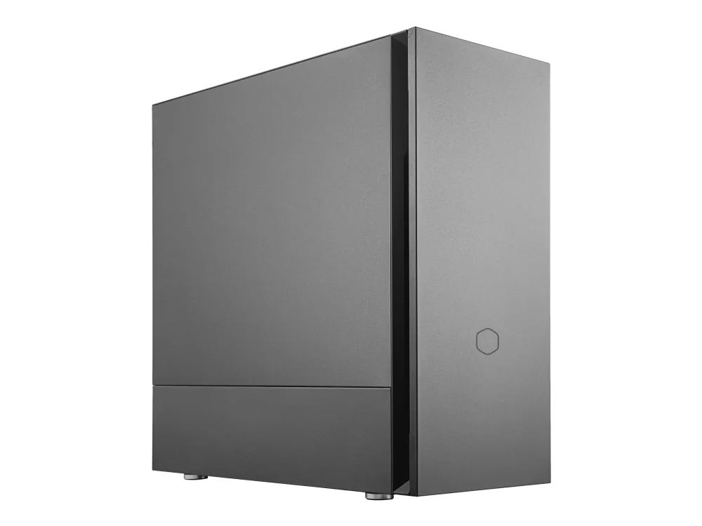 Cooler Master Silencio S600, Midi Tower, PC, Musta, ATX, mikro ATX, Mini-ITX, Muovi, Terästä, Pelaaminen