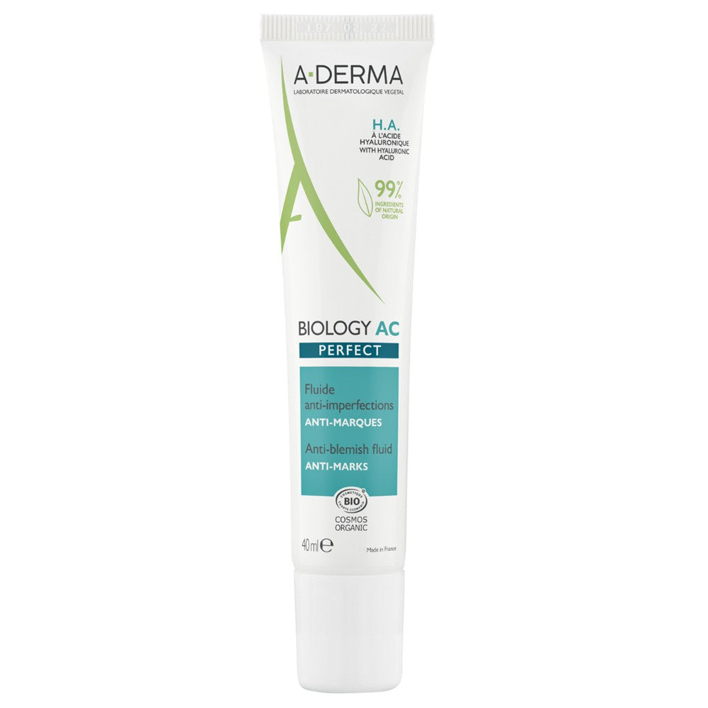 A-derma Fluid ihovirheitä vastaan Biology AC Perfect 40 ml