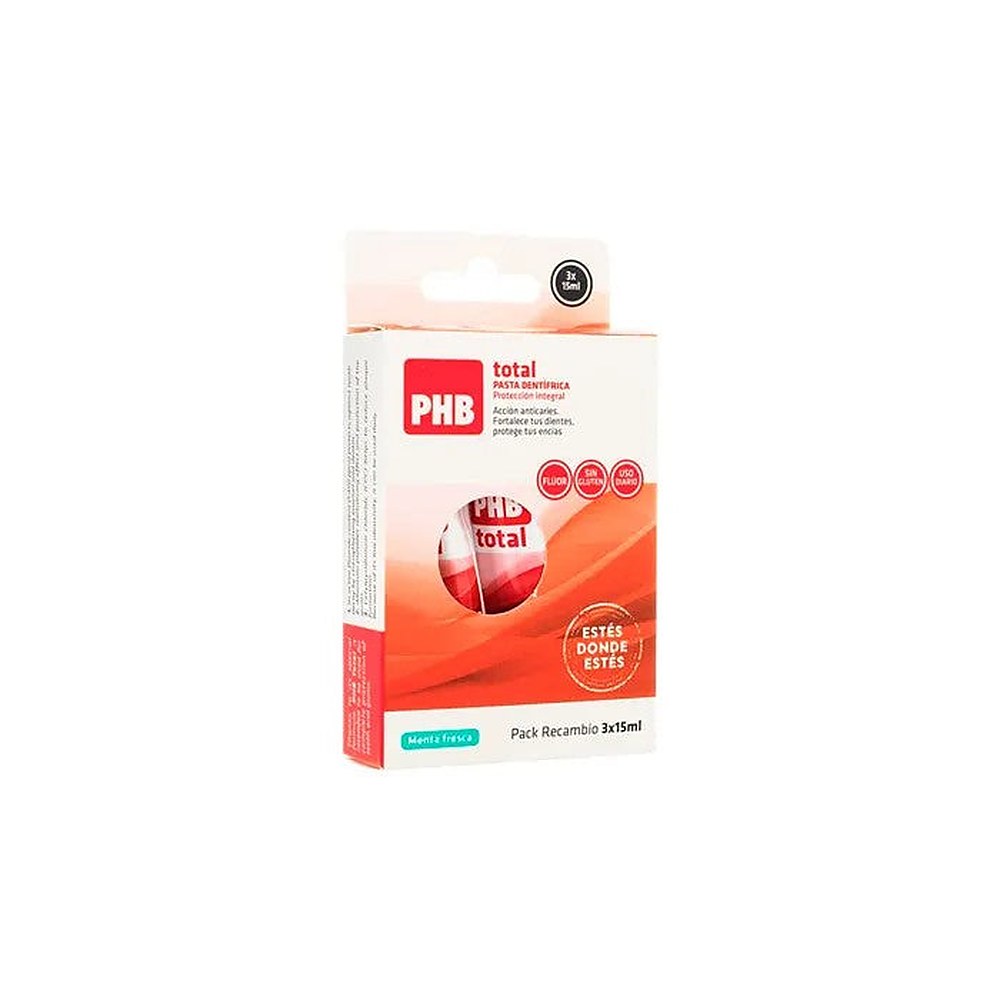 PHB Pack hammastahna aikuisille Yhteensä 3x15ml