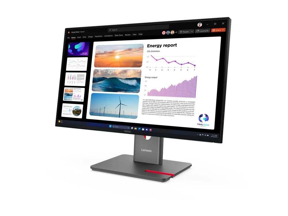 24" Lenovo ThinkVision P24Q-40 - 2560x1440 (QHD) - 120Hz - IPS
