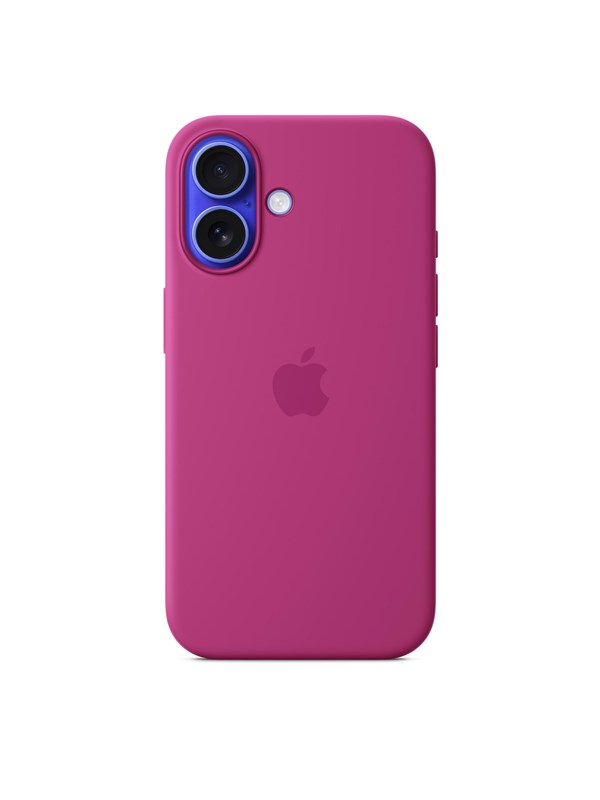 Apple Silicone Case Magsafe Iphone 16 Fuksianpunainen