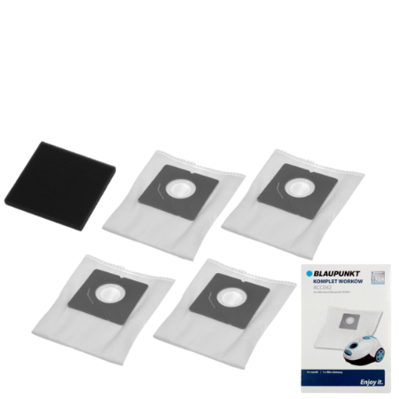 Blaupunkt ACC042 Pölynimuripussit ja suodatin - 5 kpl