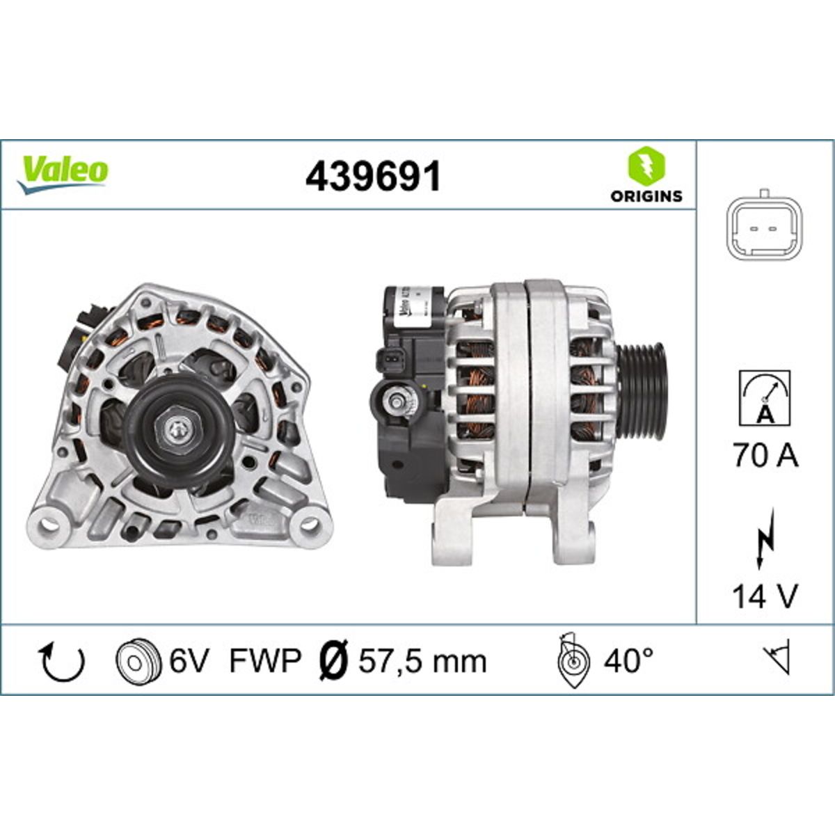 Laturi VALEO 439691