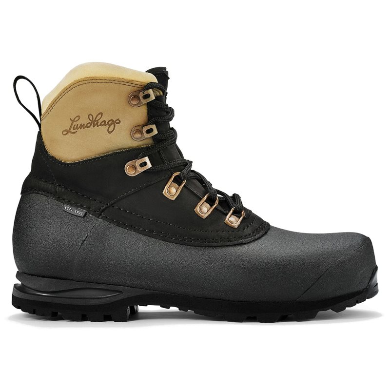 Lundhags Padje Light Trekking Boot Mid M Black/Olive - 41