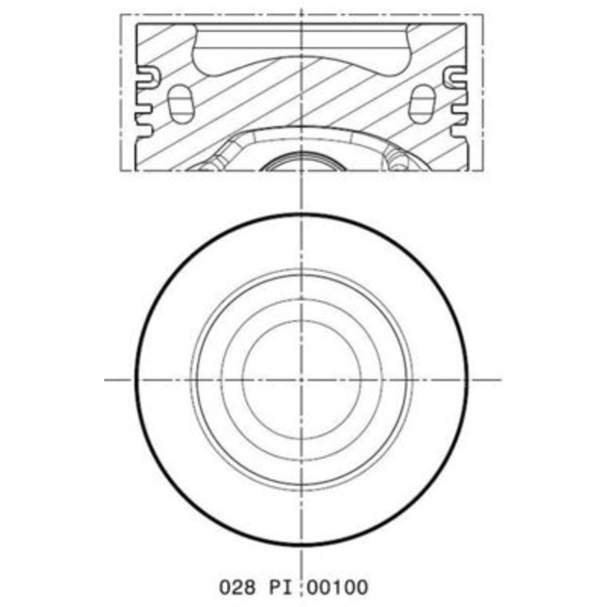 Männät MAHLE 028 PI 00100 002