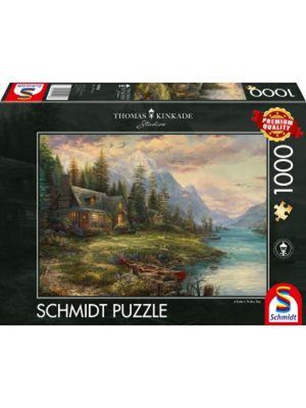 Schmidt Spiele PQ Puzzle 1000 el. THOMAS KINKADE Ruusunen tansseissa (Disney)