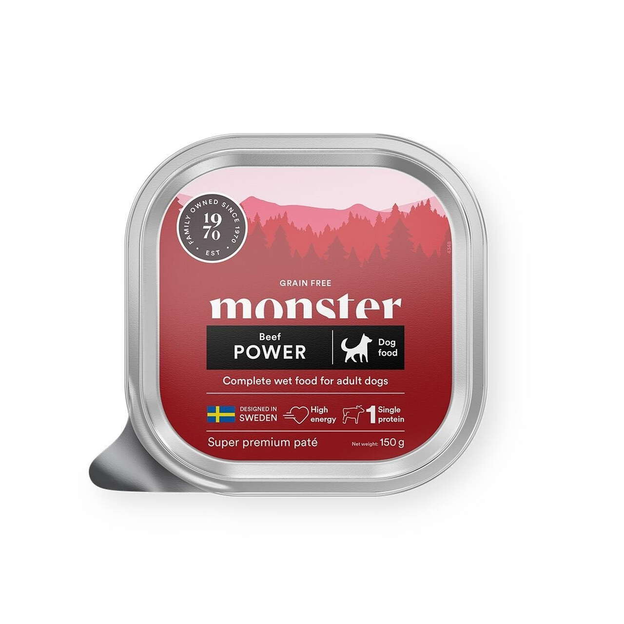 Monster Dog Power Beef Paté 150 g