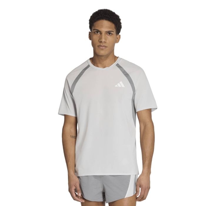 adidas Adizero Archive Running SS Tee K. L Harmaa Miehet