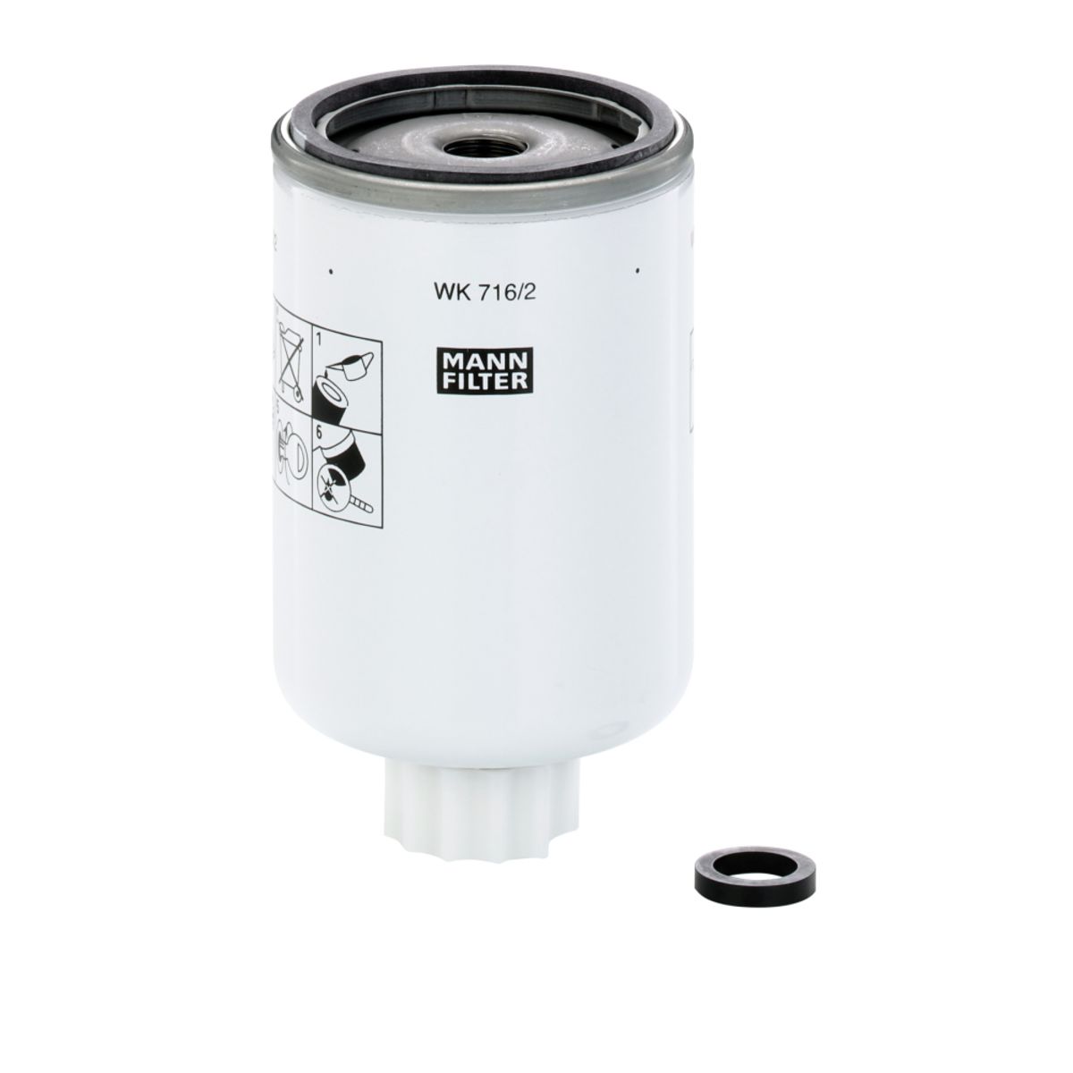 Polttoainesuodatin MANN-FILTER WK 716/2 x