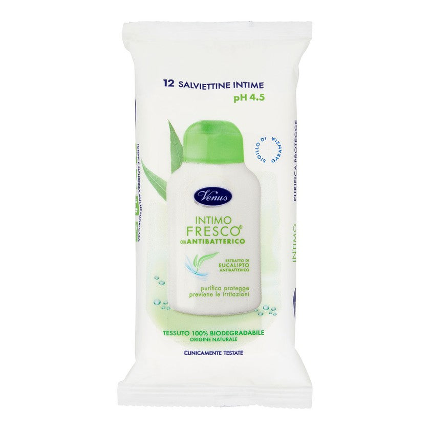 Venus Intiimipyyhkeet Fresh 12 kpl